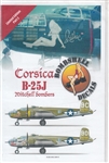 BOMBSHELL DECALS 1/48 CORSICA B-25J MITCHELL BOMBERS