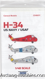 CARCAL MODELS  1/48 Sikorsky H-34 US Navy/USAF