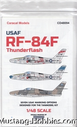 CARCAL MODELS  1/48 USAF RF-84F Thunderflash