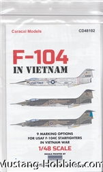 CARCAL MODELS  1/48 F-104C in Vietnam