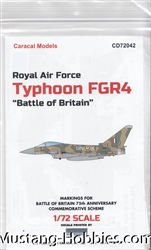 CARCAL MODELS 1/72 RAF Typhoon FGR4 "Battle of Britain"