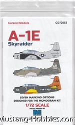 CARCAL MODELS 1/72 A-1E / AD-5 Skyraider