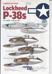 CUTTING EDGE 1/48 LOCKHEED P-38'S #1