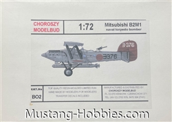 Choroszy Modelbud 1/72 Mitsubishi B2M1 naval torpedo bomber