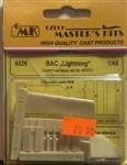 CMK MODELS 1/48 BAC Lightning Control Surfaces Set Airfix