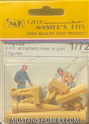 CMK MODELS 1/72 U-VII armament crew in port (3 fig.)