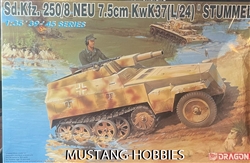 DRAGON 1/35 Sd.Kfz. 250/8 Ausf. B "Stummel" KwK 37 (L/24) 7.5cm