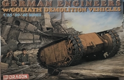DRAGON 1/35 German Engineers w/Goliath Demolition Vehicles