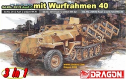 DML 1/35 Sd.Kfz. 251/2 Ausf. C mit Wurfrahmen 40 (3 in 1)