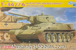 DRAGON 1/35 T-34/76 Model 1942 No.112 Factory "Krasnoe Sormovo" Late Production