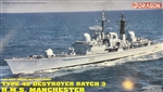 Dragon 1/700 Type 42 Destroyer Batch 3 HMS D95 MANCHESTER