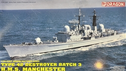 Dragon 1/700 Type 42 Destroyer Batch 3 HMS D95 MANCHESTER