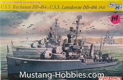 DRAGON 1/700 U.S.S. Buchanan DD-484 & U.S.S. Lansdowne DD-486 1945 (2 x kits)