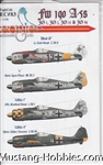 EAGLE CAL 1/32 FW 190 A-5'S JG 1, JG 2, JG 11 & JG 54