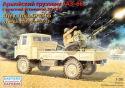 EASTERN EXPRESS 1/35 GAZ-66 with ZU-23-2 AA gun