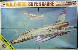 ESCI 1/48 N.A. F-100D Super Sabre