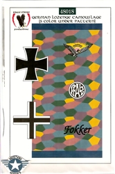 Eagle Strike Productions 1/48 GERMAN LOZENGE CAMOUFLAGE 5 COLOR UNDER PATTERN