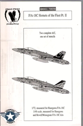 Eagle Strike Productions 1/72 F/A-18 HORNETS OF THE FLEET PART 2