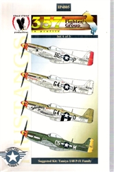 Eagle Strike Productions 1/48 357th FIGHTER GROUP P-51 SET 4 OF 5