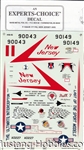 EXPERT CHOICE DECALS 1/48 F-106A/B NJ ANG DON SPERLING SPECIAL PAINT LAST FLIGHT