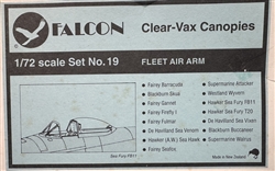 FALCON 1/72 FLEET AIR ARM CANOPYS