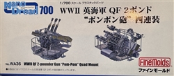 FINE MOLDS 1/700 WWII QF 2-Pounder Gun "Pom-Pom" Quad Mount