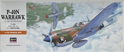 HASEGAWA 1/72 P-40N Warhawk [U.S. Army Air Force Fighter]