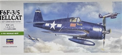 HASEGAWA 1/72 F6F-3/5 Hellcat [U.S. Navy Carrier-Based Fighter]