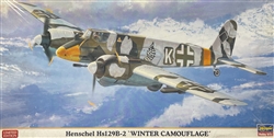 HASEGAWA 1/48 Henschel Hs129B-2 'Winter Camouflage'