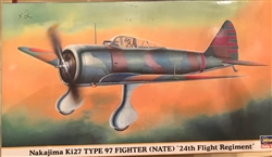HASEGAWA 1/48 Nakajima Ki27 Type 97 Fighter (Nate) '24th Flight Regiment'