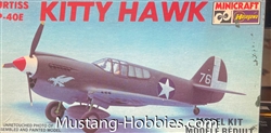 Minicraft/Hasegawa 1/72 CURTISS P-40E KITTYHAWK