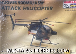 Minicraft/Hasegawa 1/48 Hughes 500MD/ASW Attack Helicopter
