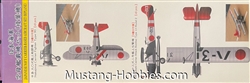 HASEGAWA 1/700 Japanese Navy Carrier-Based Aircraft Set (Biplane)