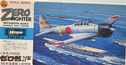 HASEGAWA 1/72 Zero Fighter Mitsubishi A6M2 Type 21