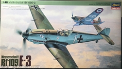 HASEGAWA 1/48 Messerschmitt BF 109 E-3 Luftwaffe Fighter