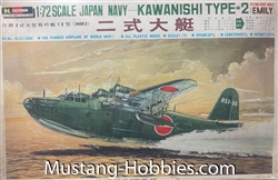 Hasegawa 1/72 Japan Navy Kawanishi Type 2 Flying Boat H8K2 (Emily)