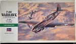 HASEGAWA 1/48 P-40E Warhawk (U.S. Army Air Force Fighter)