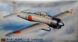 HASEGAWA 1/48 Mitsubishi A6M2 Zero fighter type 21 Tainan Flying group