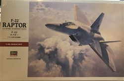 HASEGAWA 1/48US Air Force Air Superiority Fighter F-22 Raptor