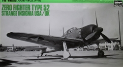 HASEGAWA 1/48 Zero Fighter Type 52 strange Insignia USA/UK