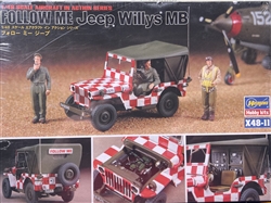 HASEGAWA 1/48 â€‹Follow Me Jeep Willys MB