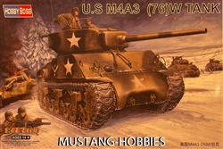 HOBBY BOSS 1/48 U.S. M4A3 (76)W Tank