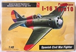 Hobby Craft 1/48 Polikarpov I-16 Type 10 Spanish Civil War Fighter
