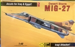 Hobby Craft 1/48 Desert Storm MiG-27 Persian Gulf Fighters! - Iraqi Attacker!
