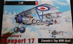 Hobby Craft 1/32  Billy Bishop's Nieuport 17 Canada's top WWI Ace