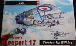 Hobby Craft 1/32  Billy Bishop's Nieuport 17 Canada's top WWI Ace