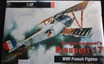 Hobby Craft 1/32  George Guynemer's Nieuport 17  WWI French Fighter