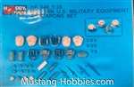HOBBY FAN 1/35 Modern U.S. Milit. Equipment & Weapons Set