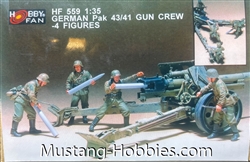 HOBBY FAN 1/35 German Pak 43/41 Gun Crew-4 Figures