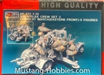 HOBBY FAN 1/35 8.8cm Flak Crew Set 3 Firing at march ( Eastern Front) 5 figures